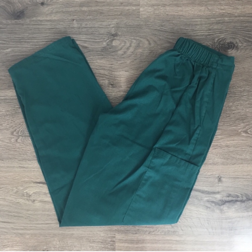 Deep Green Scrub Pants